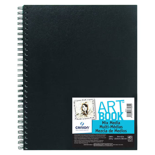 Canson Mixed Media Art Book 9in x 12in 40/Sheets