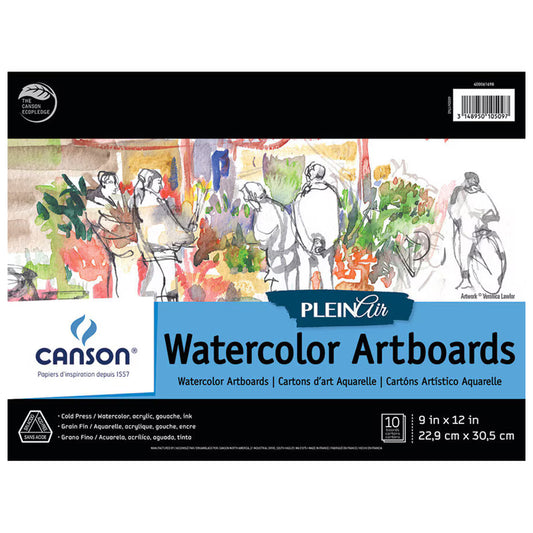 Canson Plein Air Watercolor Artboard Pad