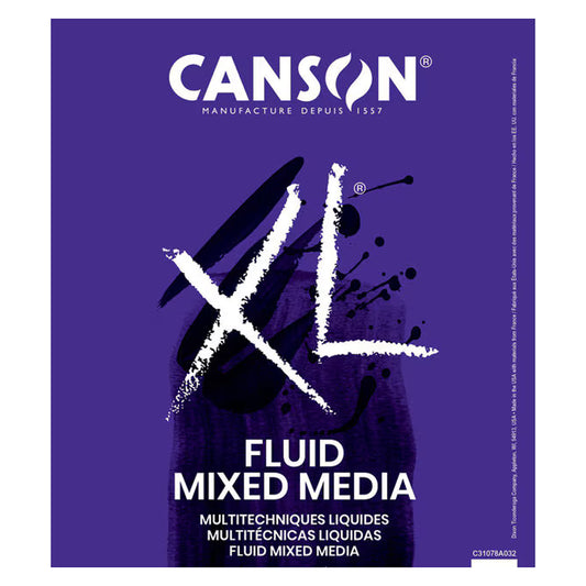 Canson XL 7in x 10in Fluid Mixed Media Paper Pad