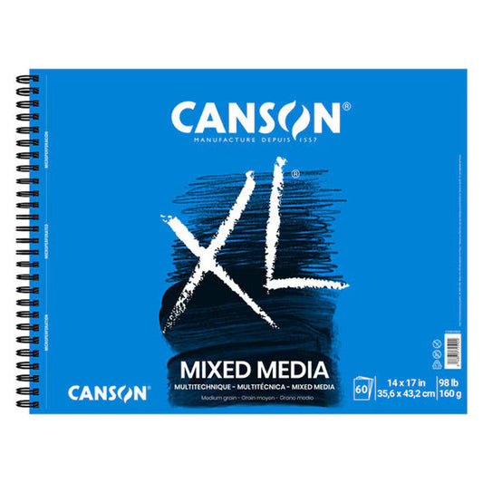 Canson XL Mix Media Pad 14" x 17" 60 Sheets