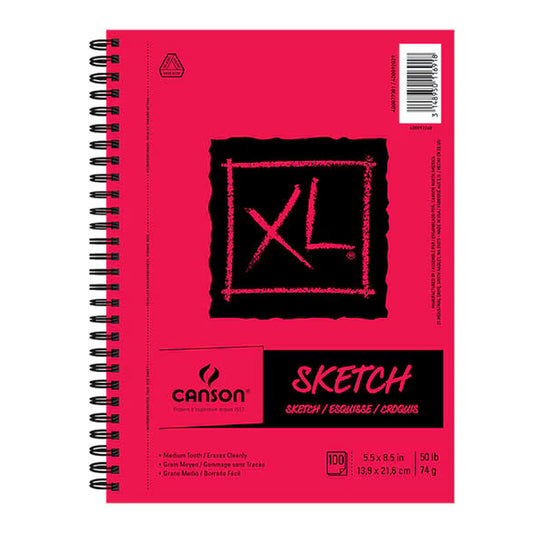 Canson XL Sketch Pad 5.5 x 8.5" 100 Sheets/Pad