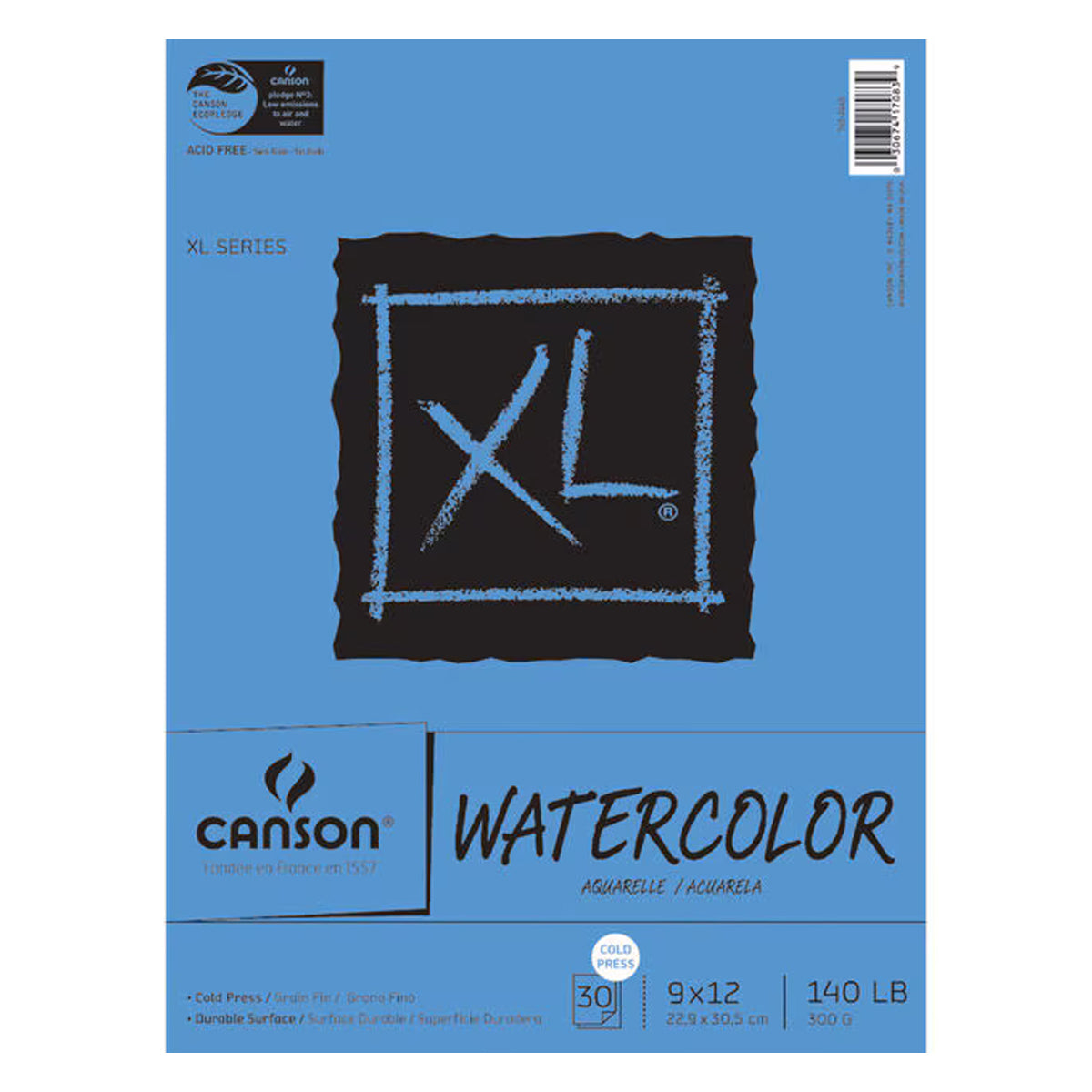 Canson XL Watercolor Paper Pad 9"X12"