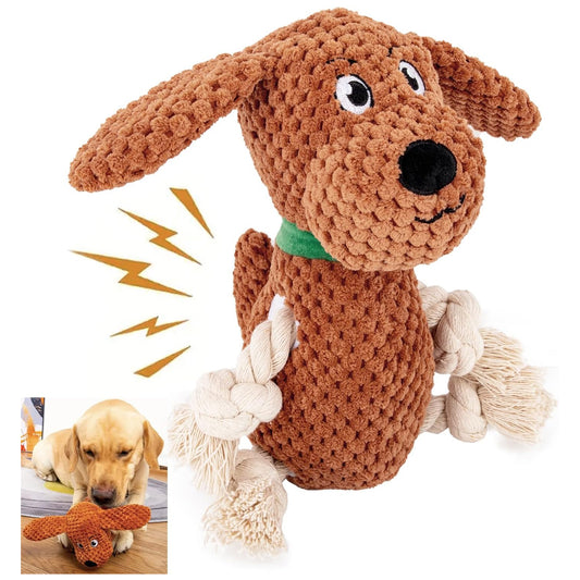 Cute Squeaky Plush Dog Toys for Small, Medium, and Large Dogs - Perfect Pet Birthday Gifts