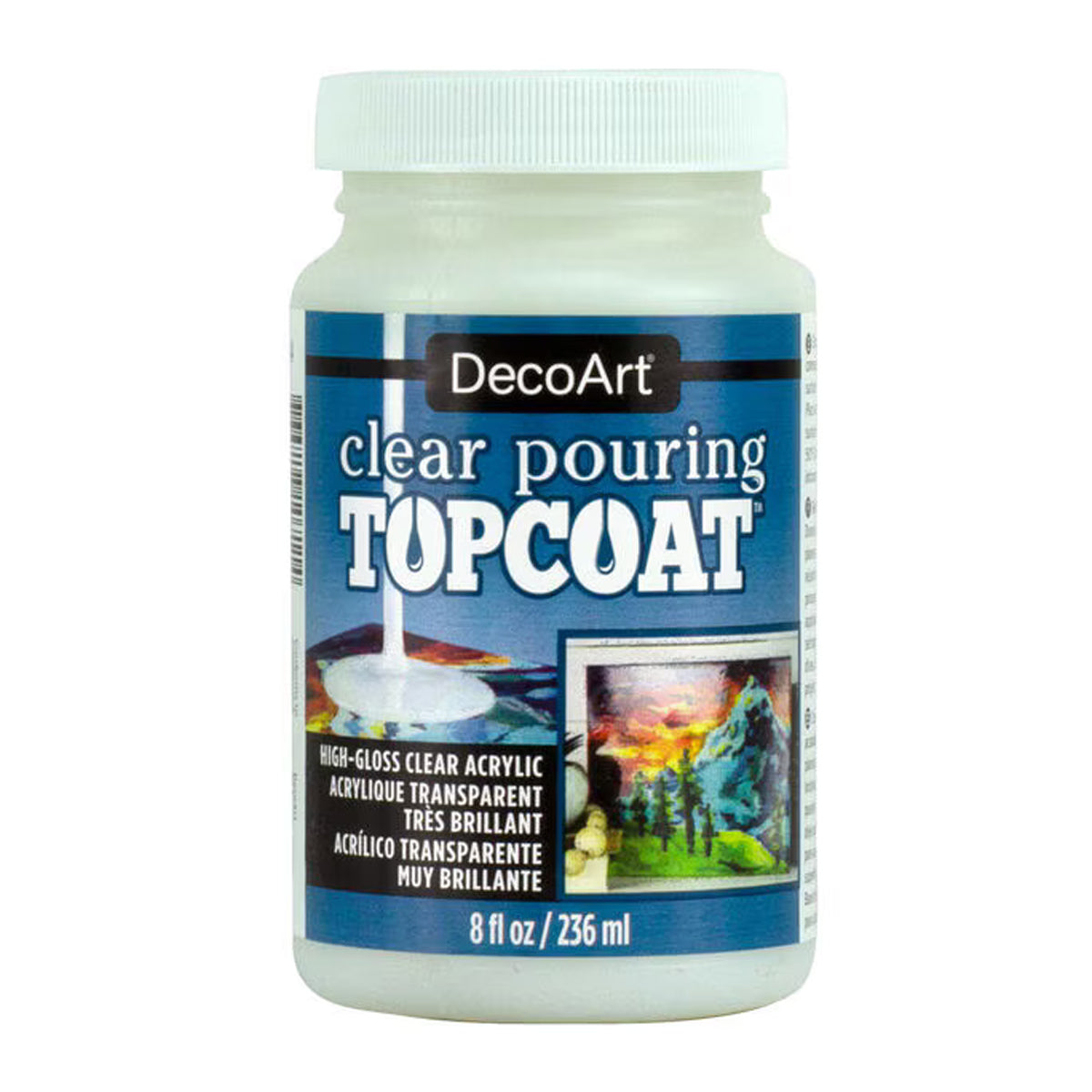 DecoArt 8 fl. oz Pouring Topcoat Clear