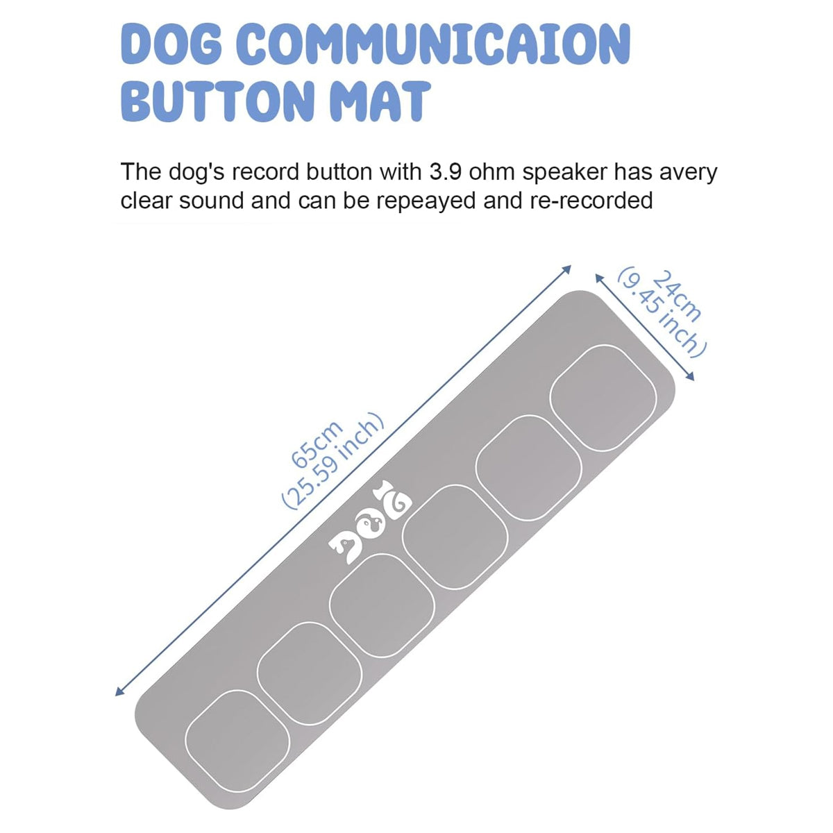 Dog Buttons for Communication Starter Pack