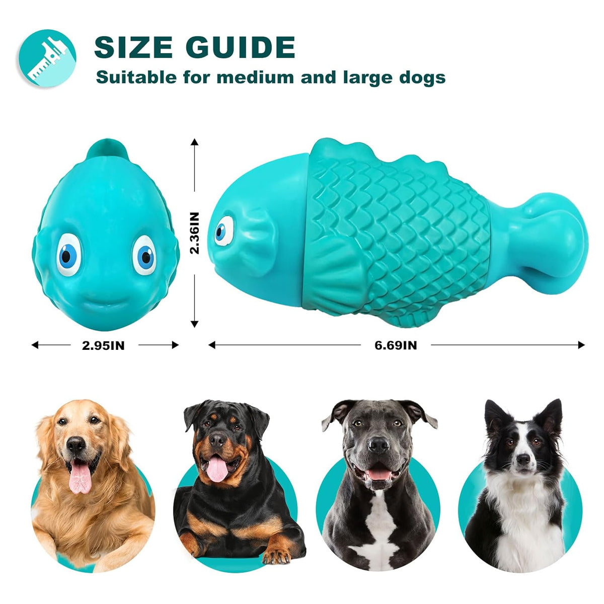 Dog Chew Toys for Aggressive Chewers, Indestructible Dog Toys for Aggressive Chewers