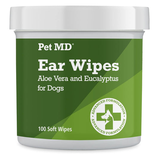 Dog Ear Cleaner Wipes - Otic Cleanser for Dogs to Stop Ear Itching