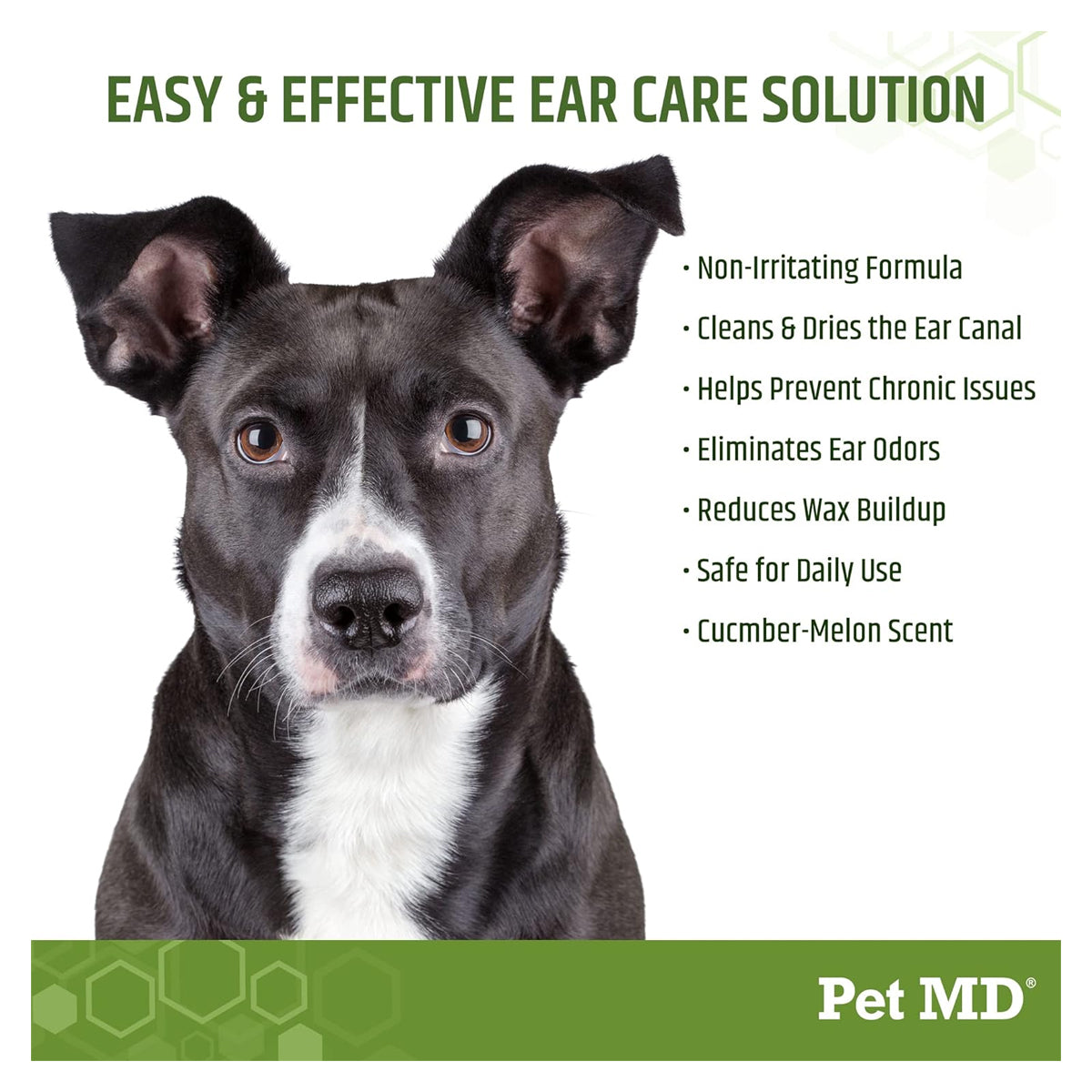 Dog Ear Cleaner Wipes - Otic Cleanser for Dogs to Stop Ear Itching