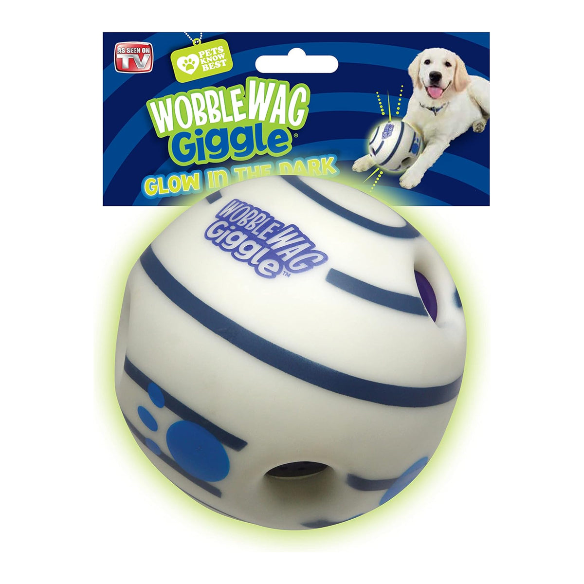 Interactive Dog Toy, Fun Giggle Sounds When Rolled or Shaken