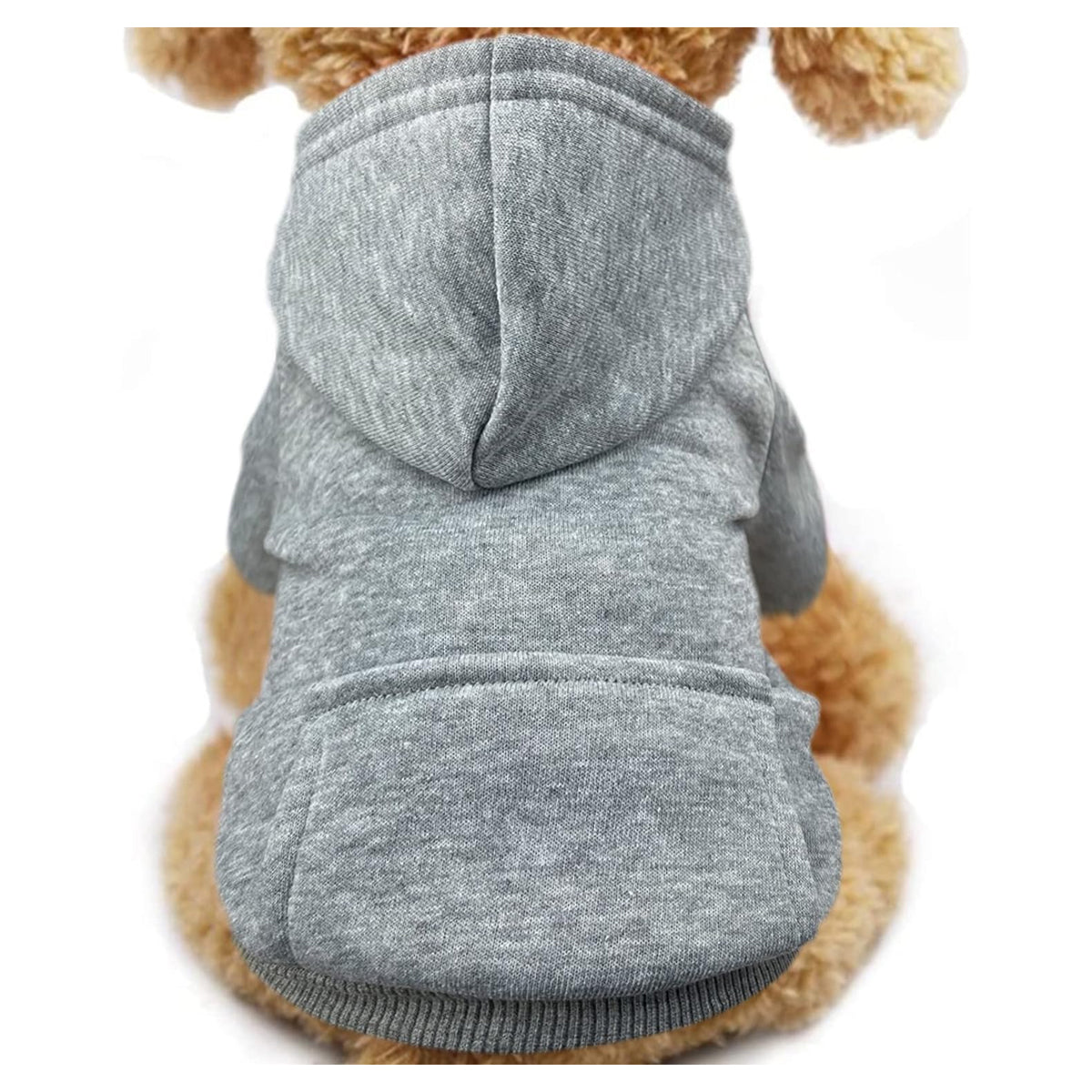 Winter Hoodie Sweatshirts with Pockets Warm Clothes for Small Dogs Chihuahua