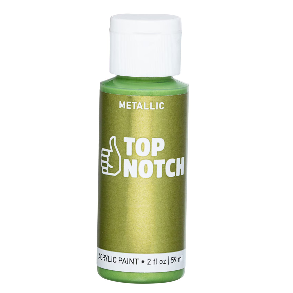 2oz Gold Metallic Acrylic Craft Paint by Top Notch