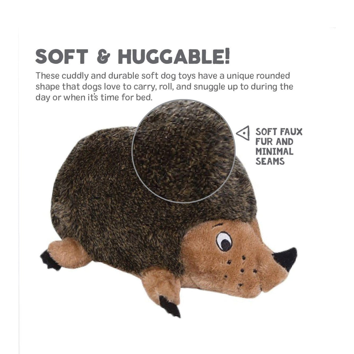 Outward Hound Hedgehogz Plush Dog Toy