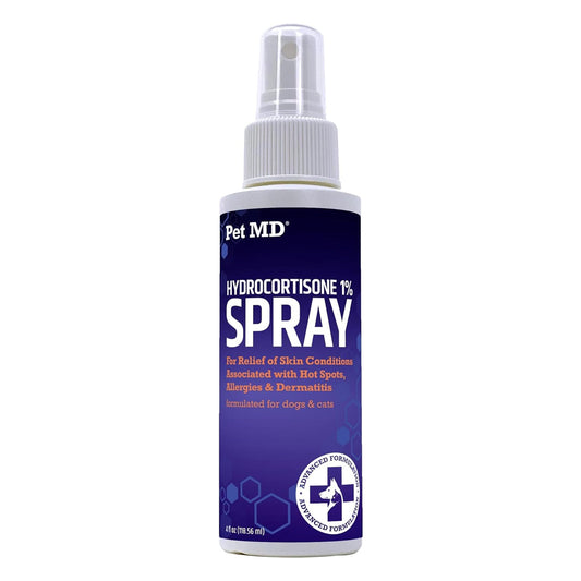 Hydrocortisone Spray for Dogs, Cats, Horses - Itch Relief Spray & Hot Spot Treatment for Dogs