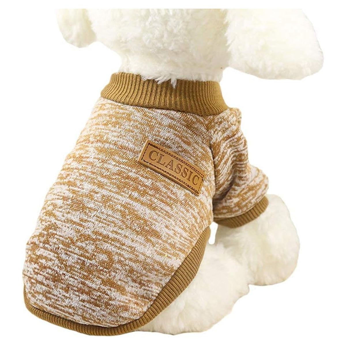 Jecikelon Soft and Warm Dog Sweater: Thick Winter Apparel for Cozy Pups