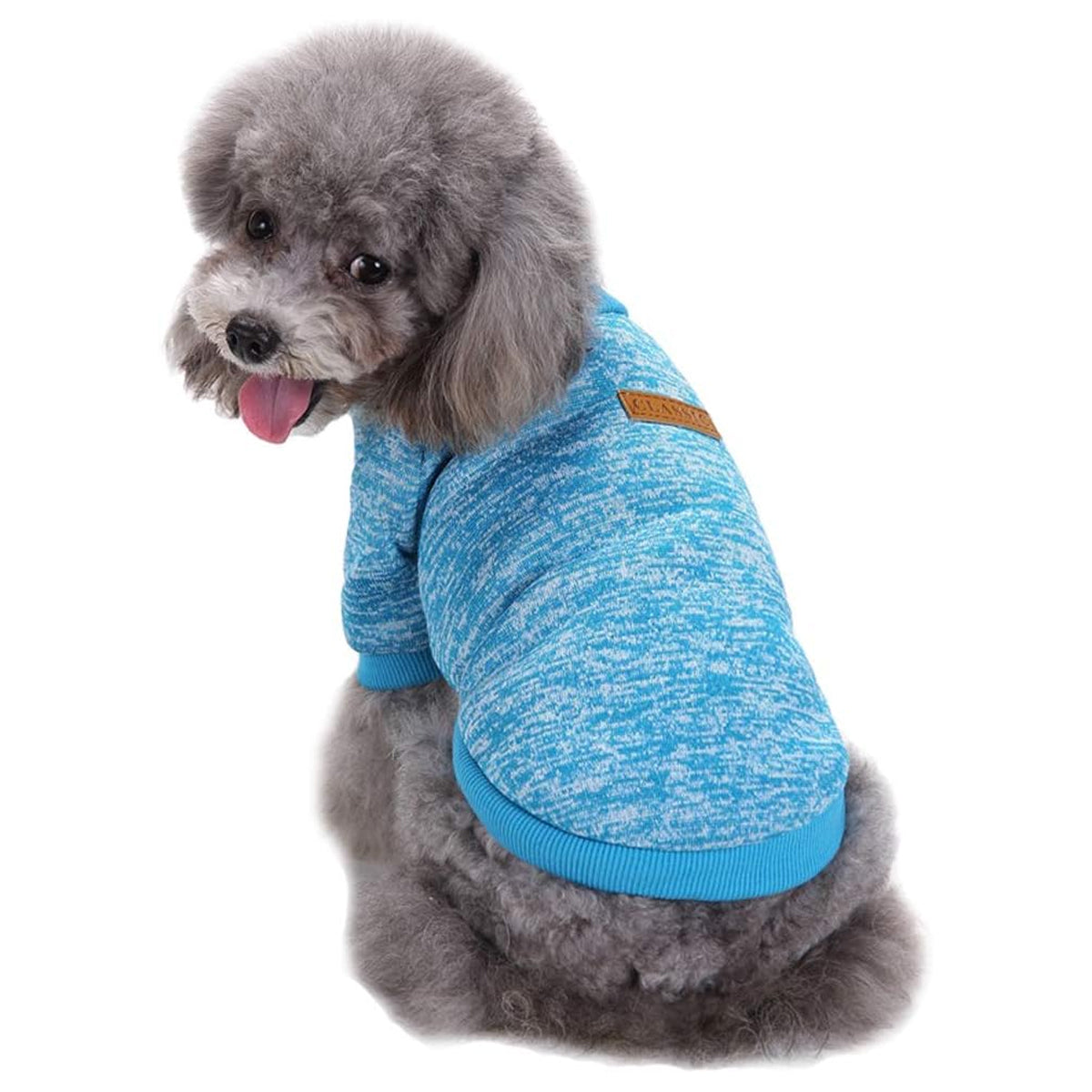 Jecikelon Soft and Warm Dog Sweater: Thick Winter Apparel for Cozy Pups