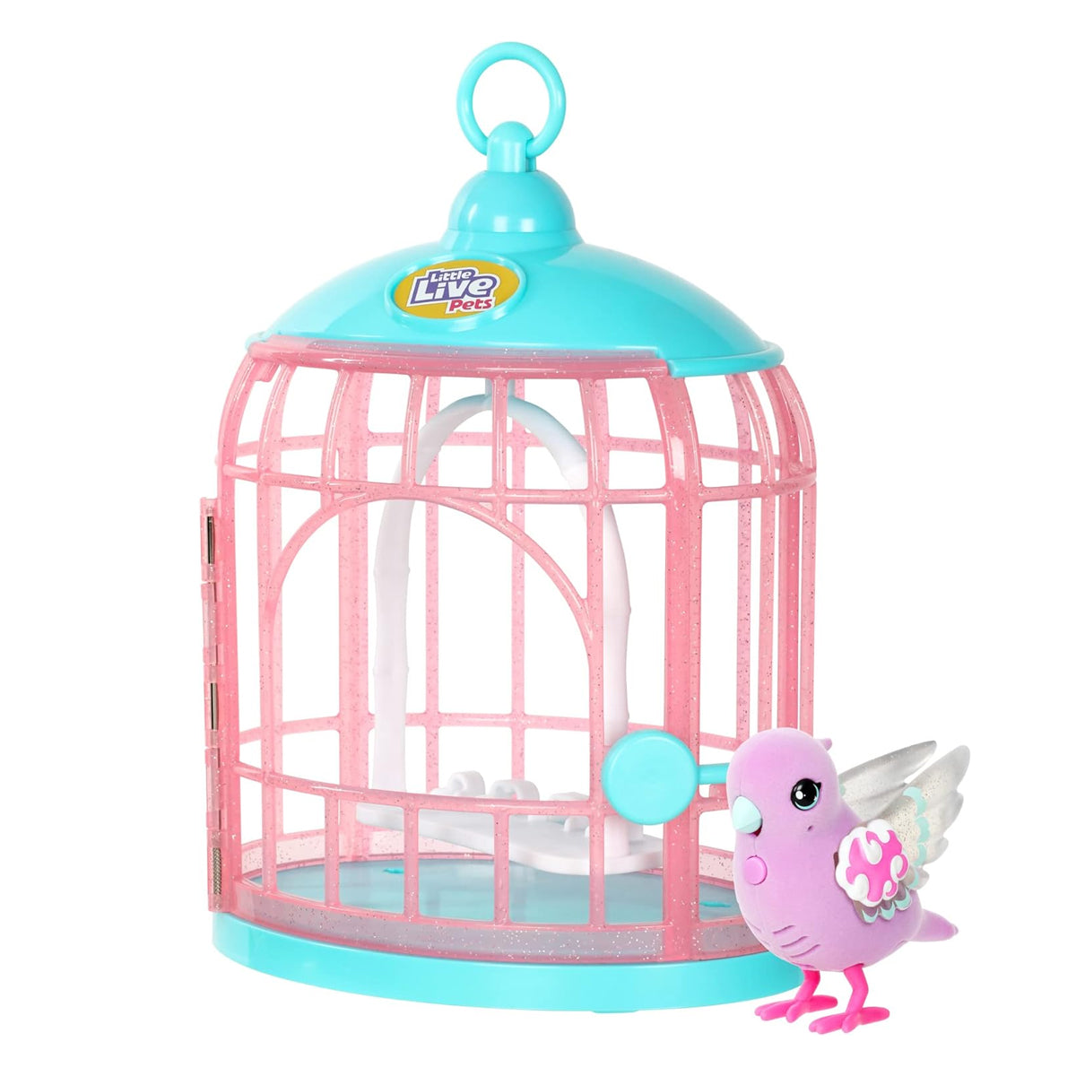 Lil' Bird & Bird Cage, New Light Up Wings with 20 + Sounds, and Reacts to Touch