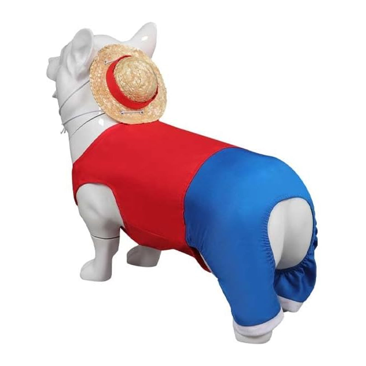 Luffy Dog Costume Funny Luffy Dog Costume Pet Dog Cosplay Costumes for Halloween