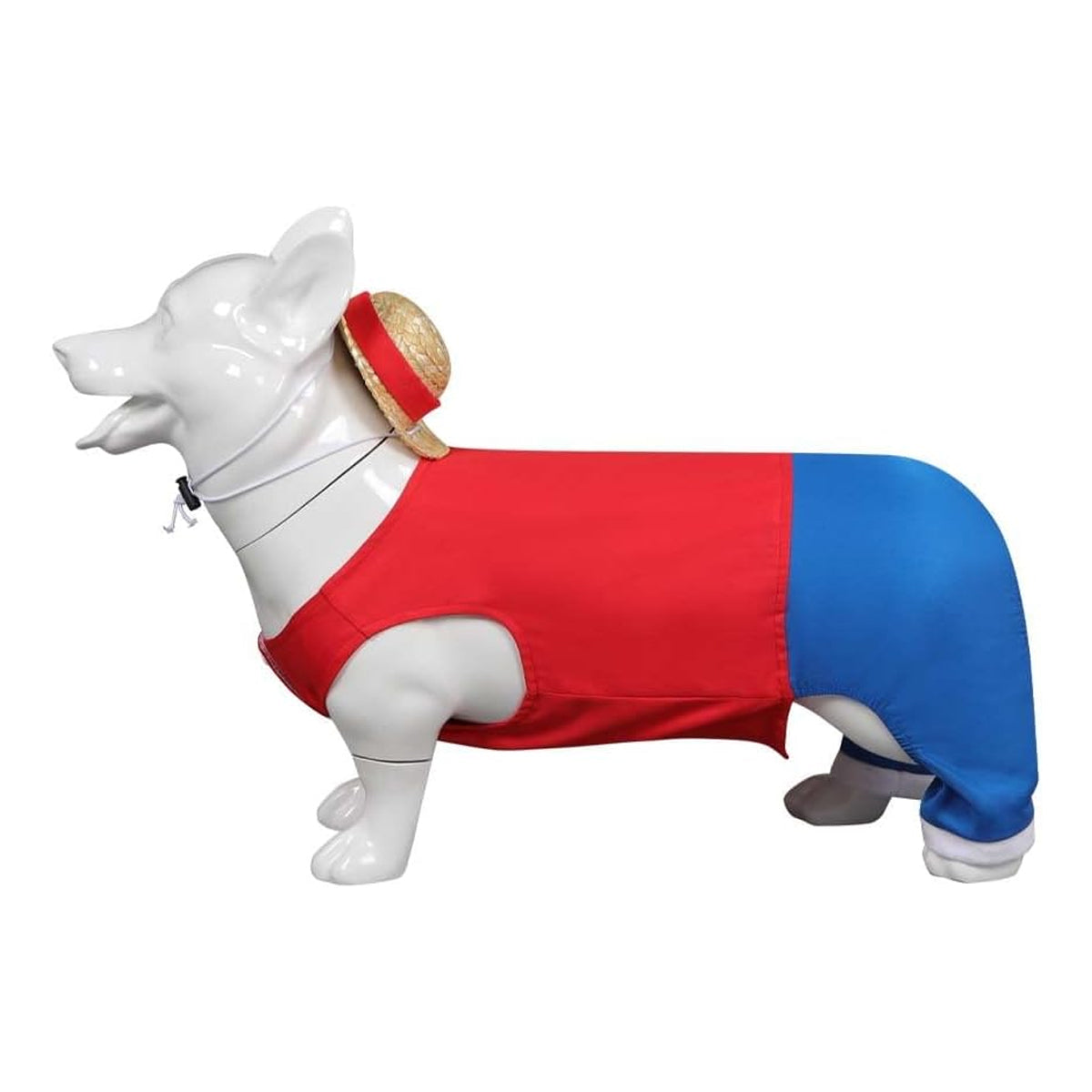 Luffy Dog Costume Funny Luffy Dog Costume Pet Dog Cosplay Costumes for Halloween