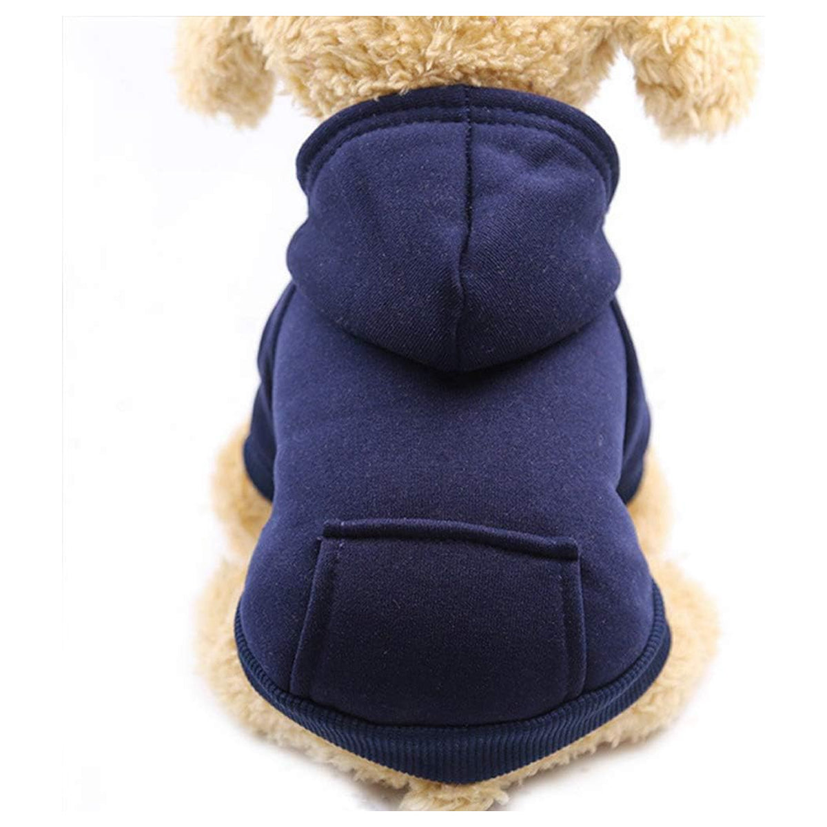 Winter Hoodie Sweatshirts with Pockets Warm Clothes for Small Dogs Chihuahua