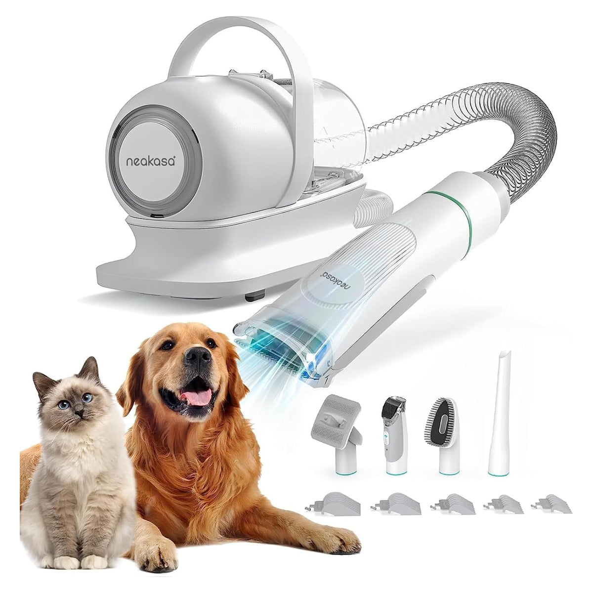 Neakasa P1 Pro Pet Grooming Kit & Vacuum Suction 99% Pet Hair