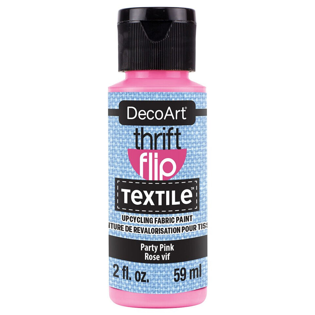 DecoArt 2oz Thrift Flip Textile Fabric Paint