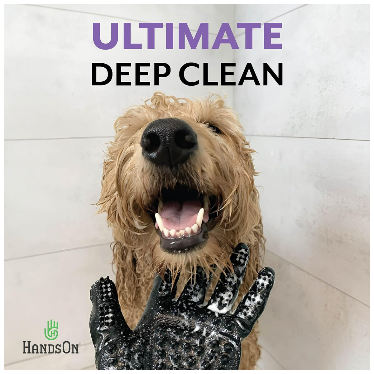 Pet Grooming Gloves: #1 Ranked and Award-Winning for Shedding, Bathing, and Hair Removal - Featuring a Patented Design