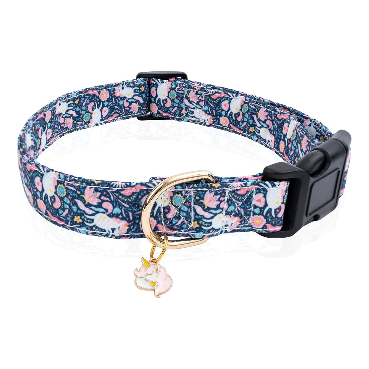 Cotton Designer Dogs Collar Cute Flower Dog Collars for Girl Female