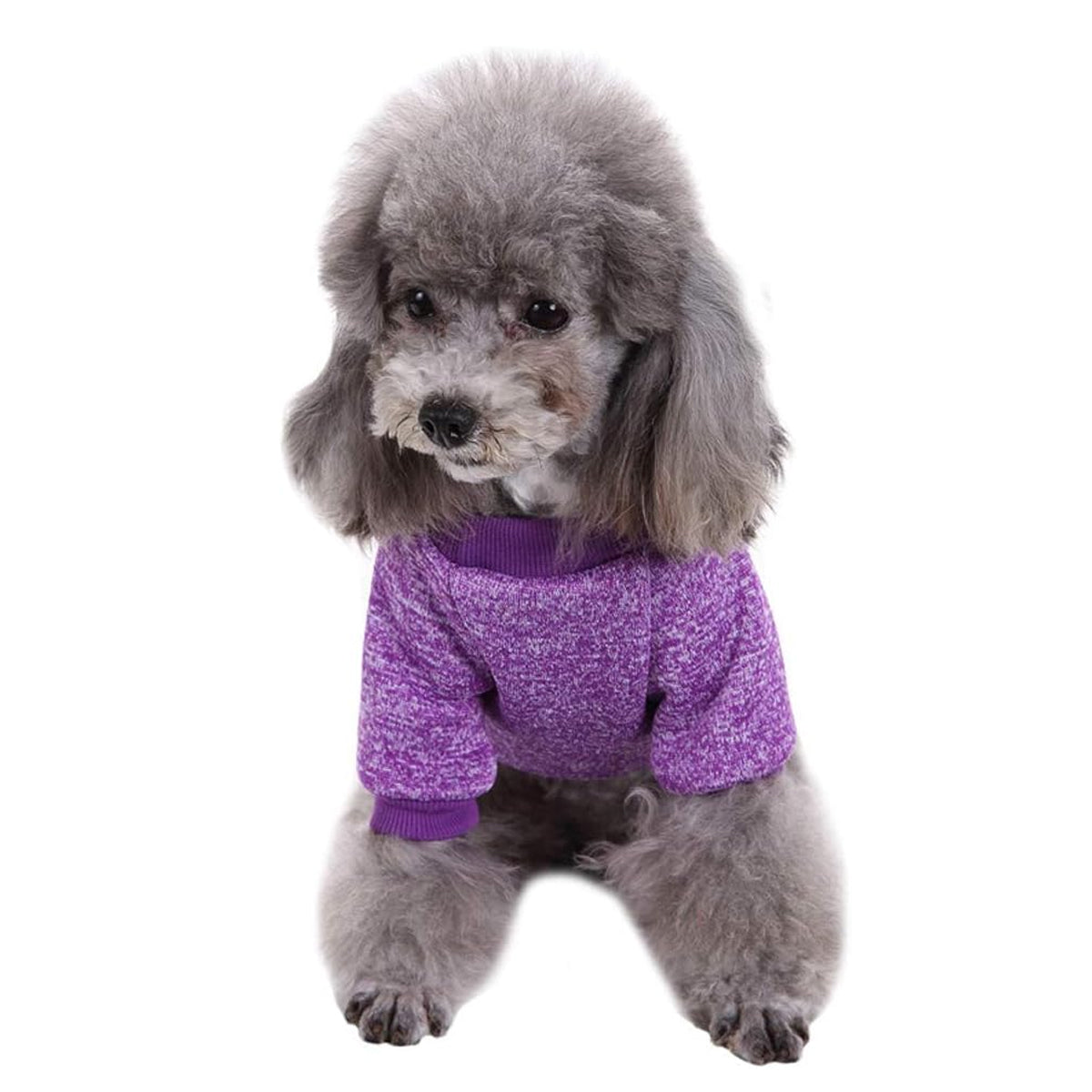 Jecikelon Soft and Warm Dog Sweater: Thick Winter Apparel for Cozy Pups