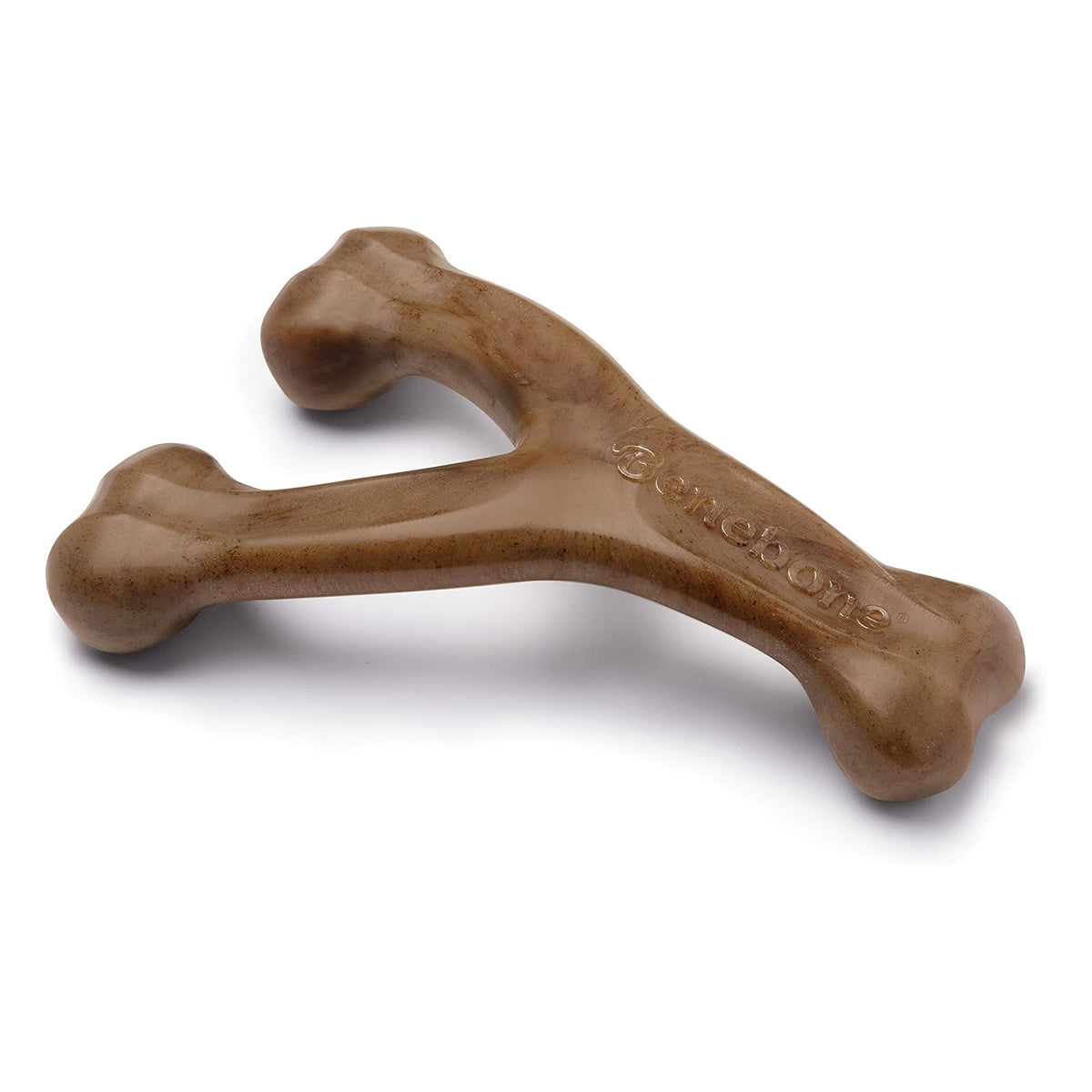 Real Peanut Wishbone: Durable Dog Chew Toy for Aggressive Chewers