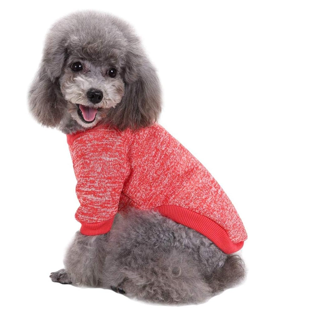 Jecikelon Soft and Warm Dog Sweater: Thick Winter Apparel for Cozy Pups