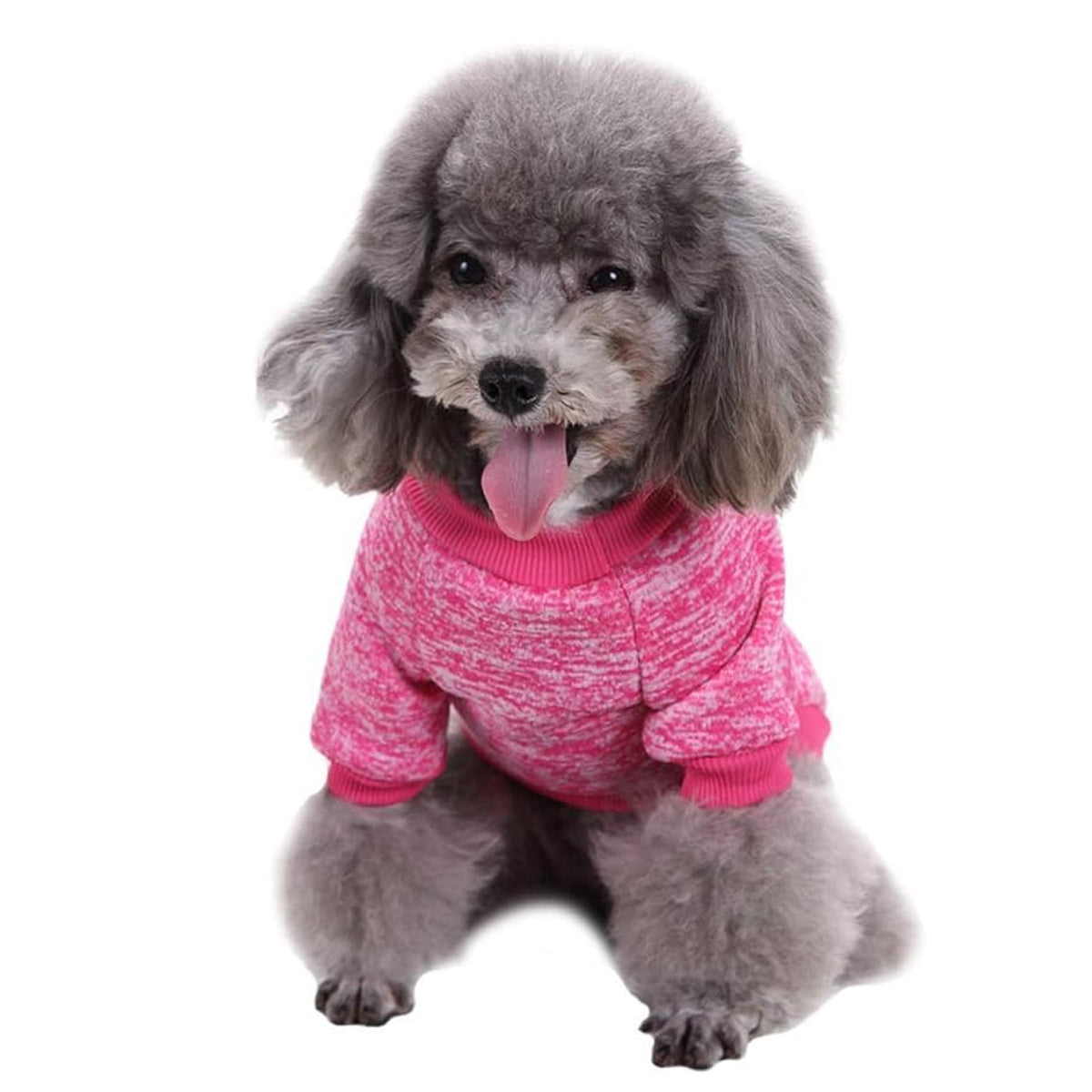 Jecikelon Soft and Warm Dog Sweater: Thick Winter Apparel for Cozy Pups