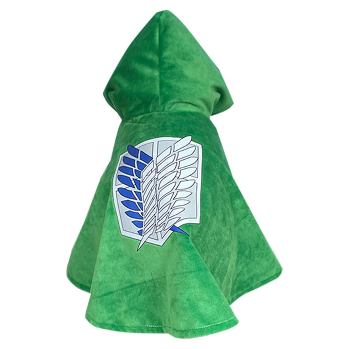 Scout Regiment Cloak Dog Cat Survey Corps Robe Cape Hoodie Anime Pet Outfit Green