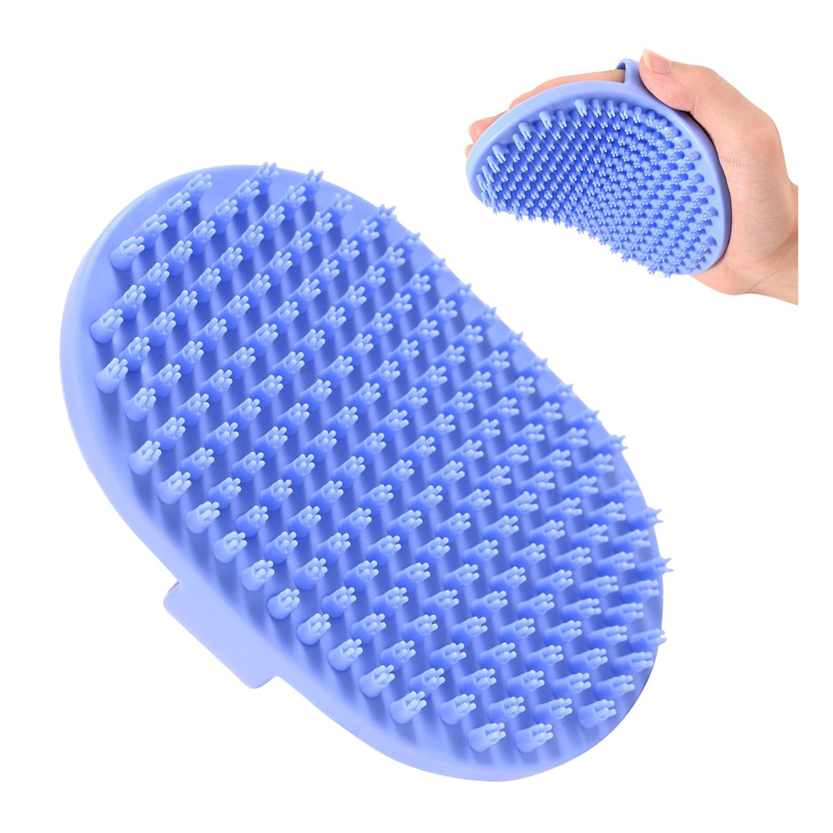 Pet Rubber Bath Brush: Ideal for Shower Scrubbing and Soothing Massage