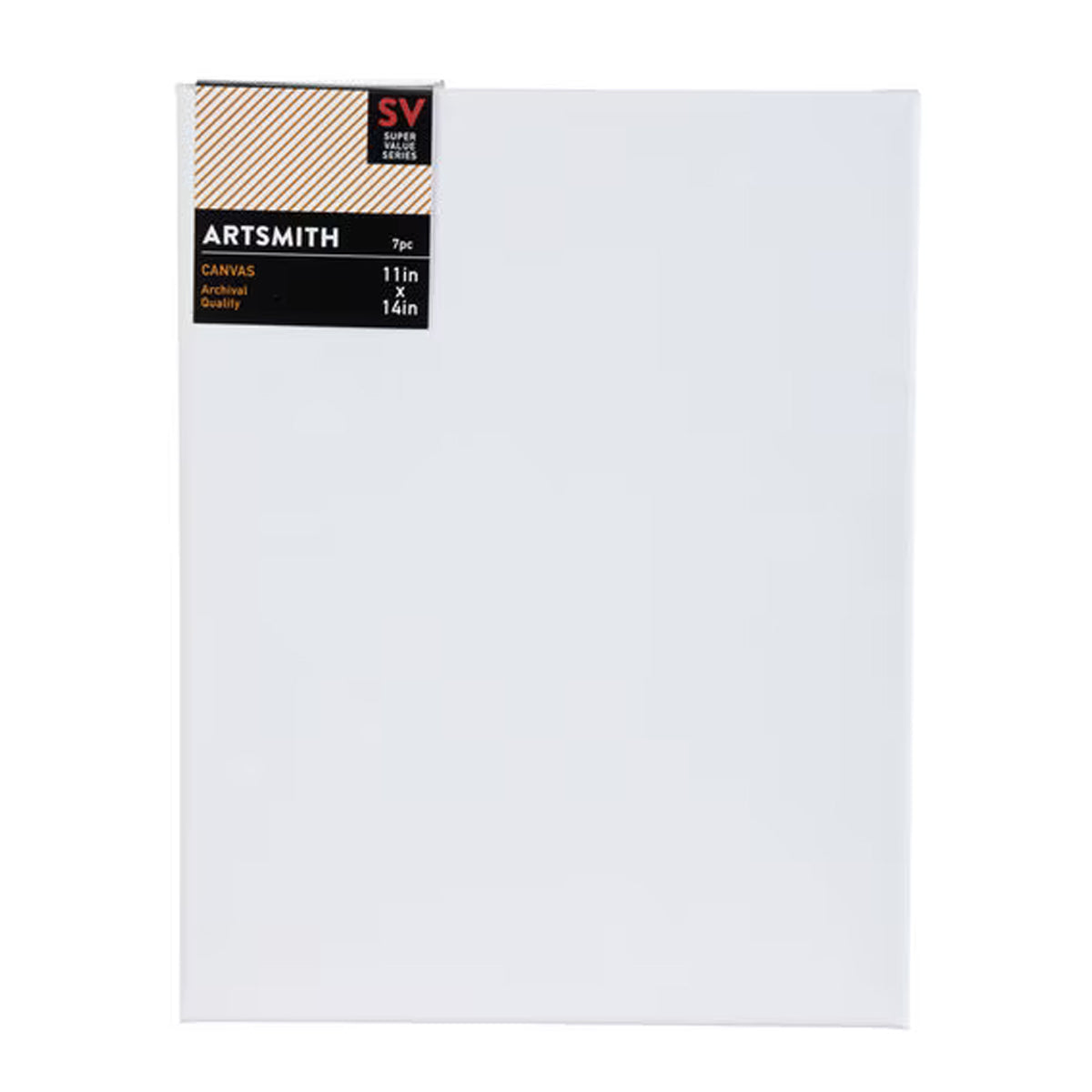 11" x 14" Stretched Super Value Pack Cotton Canvas 7pk by Artsmith