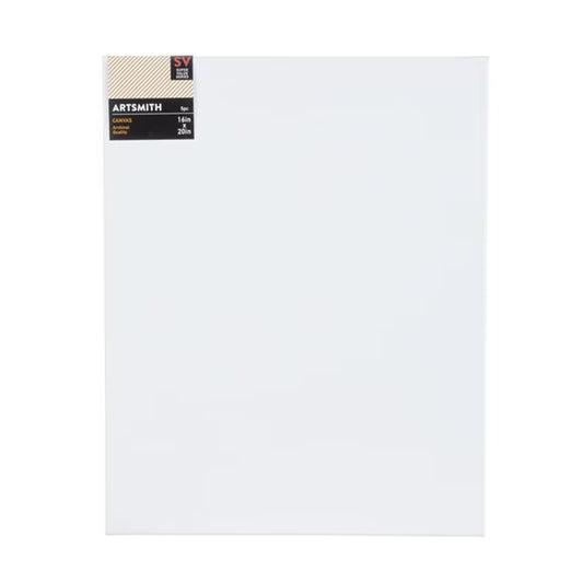 16" x 20" Stretched Super Value Pack Cotton Canvas 5pk by Artsmith