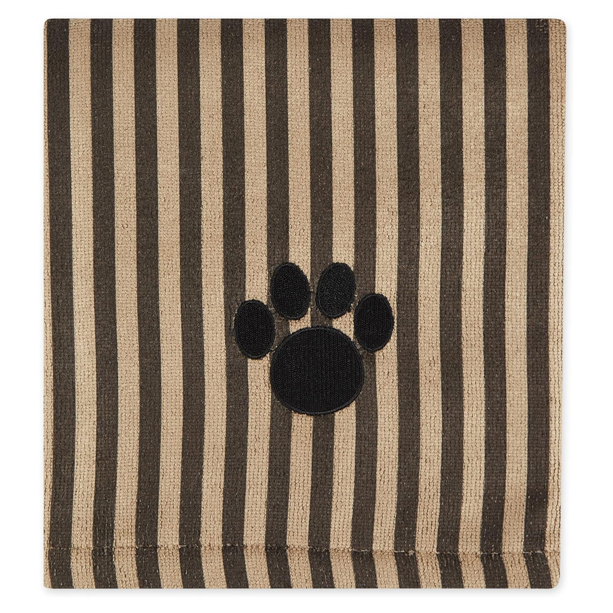 Pet Grooming Towel Collection Absorbent Microfiber X-Large, 41x23.5", Embroidered Black