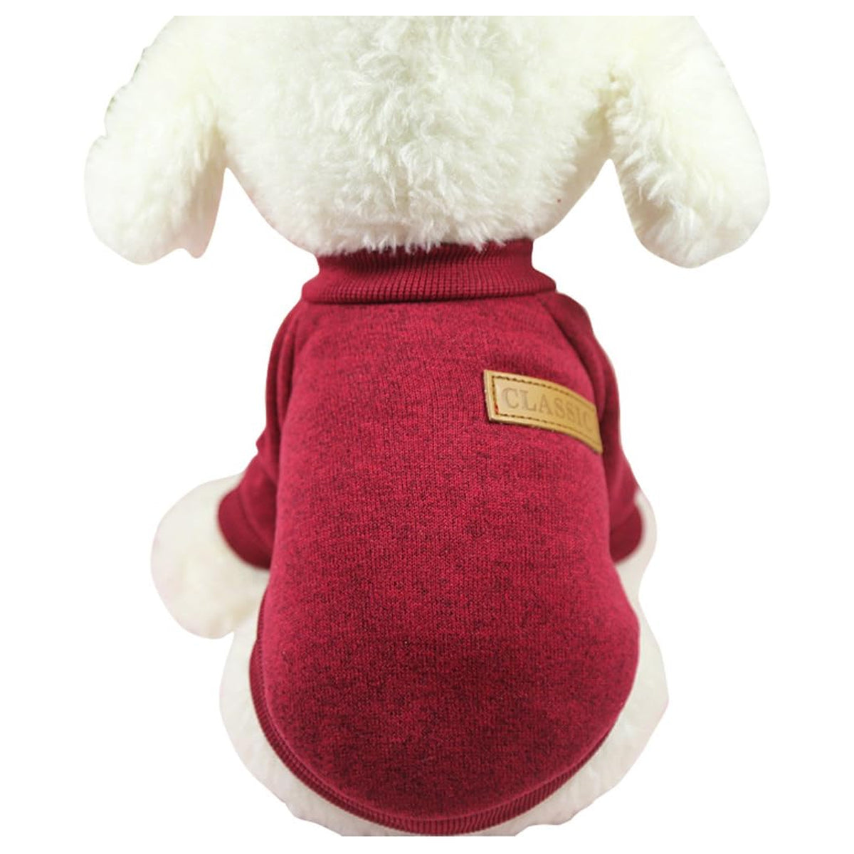 Jecikelon Soft and Warm Dog Sweater: Thick Winter Apparel for Cozy Pups