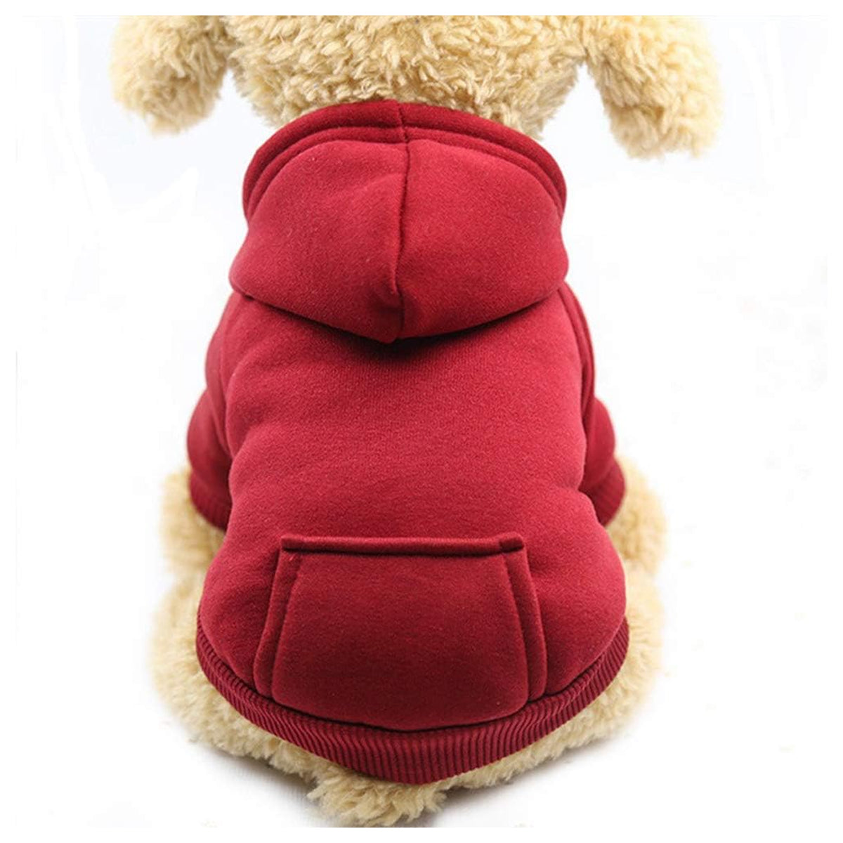 Winter Hoodie Sweatshirts with Pockets Warm Clothes for Small Dogs Chihuahua