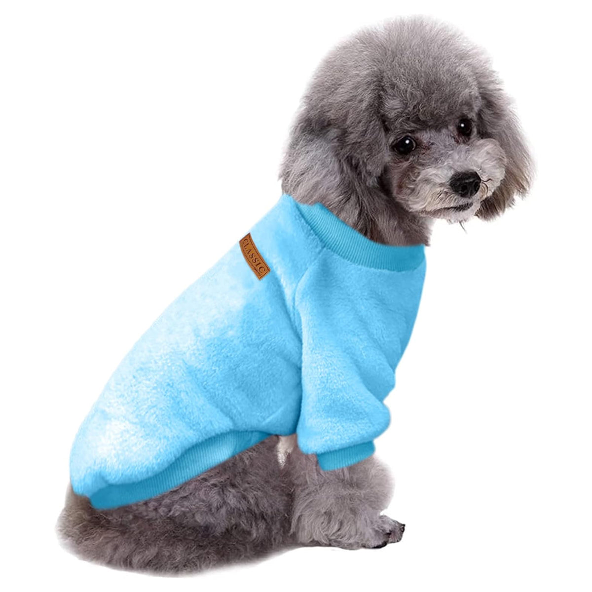 Jecikelon Soft and Warm Dog Sweater: Thick Winter Apparel for Cozy Pups