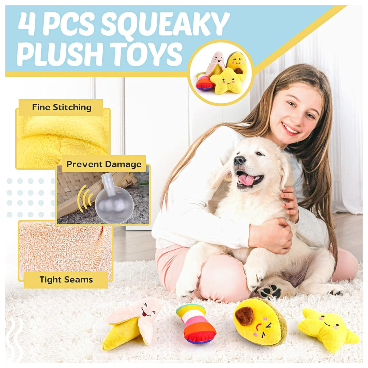 Puppy Toys 21 Pack, Small Dog Chew Toys with Rope Toys for Teething Pet Cute